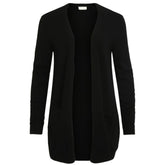 Vila Clothes Black Viscose Cardigan -   -  Vila Clothes.